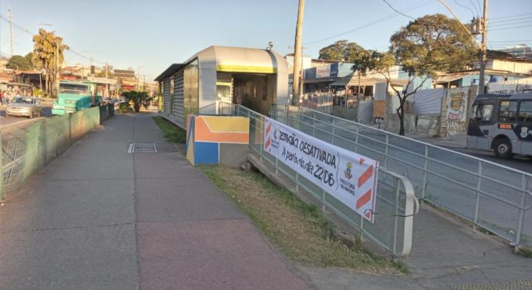 Obras interditam mais estações do Move na avenida Vilarinho em BH