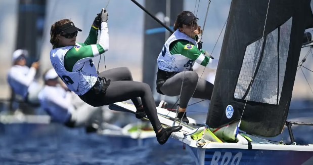 Paris 2024: dupla brasileira fica em 15º em ranking parcial da vela feminina