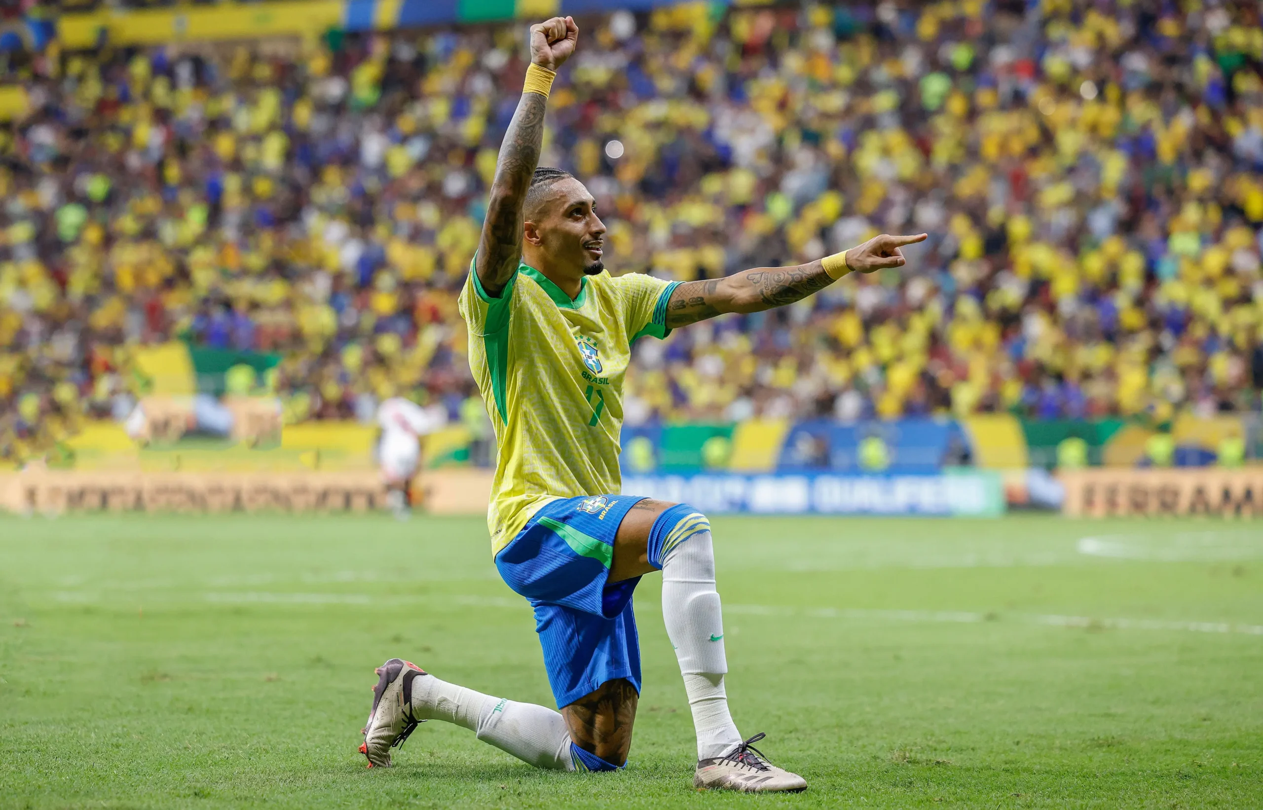 Brasil derrota seleção peruana em Brasília