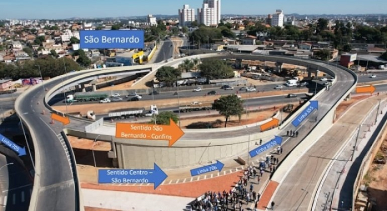 Novos acessos nos viadutos das avenidas Waldomiro Lobo e Cristiano Machado serão liberados nesta quarta (16)