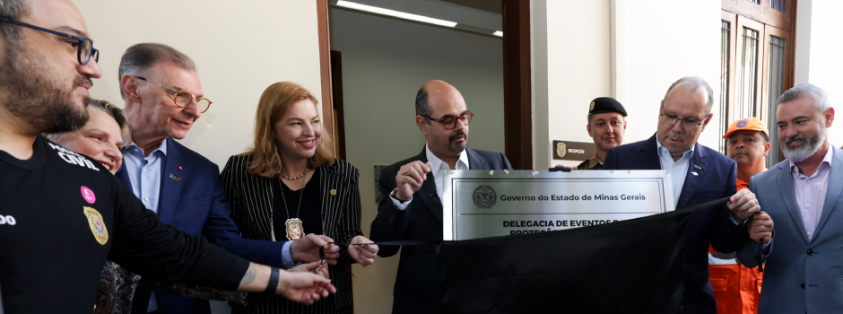 Nova sede da Delegacia de Eventos e Proteção ao Turista é inaugurada em Belo Horizonte