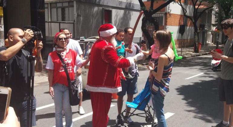 Programa “A Rua é Nossa” em BH terá a presença do Papai Noel neste domingo (14)