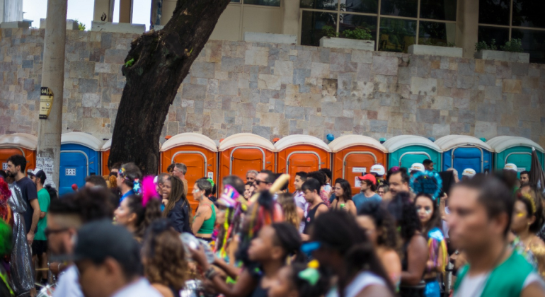 PBH amplia o número de banheiros no Carnaval