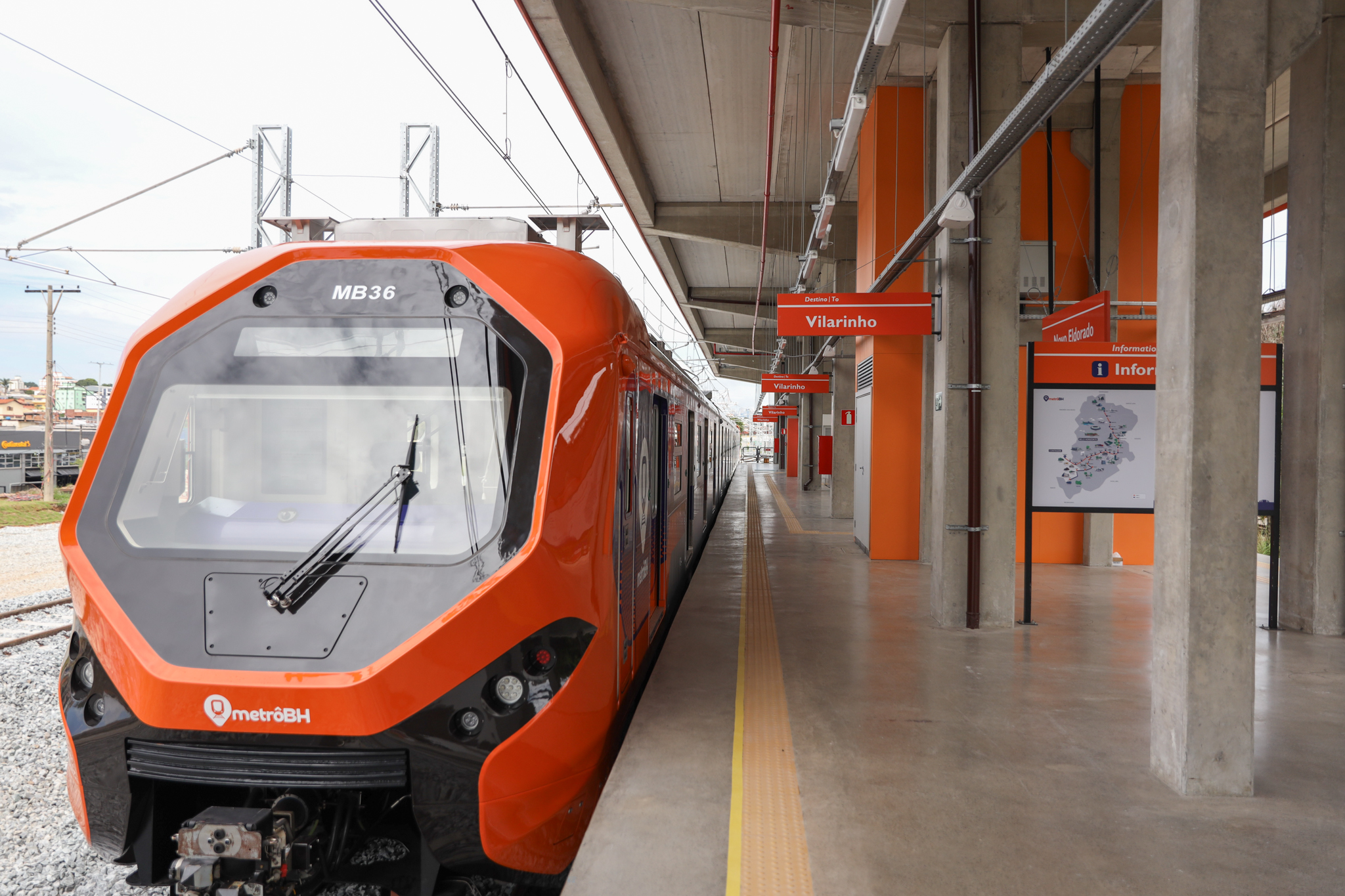 Estação de metrô Novo Eldorado começa a funcionar hoje com embarque gratuito na Grande BH