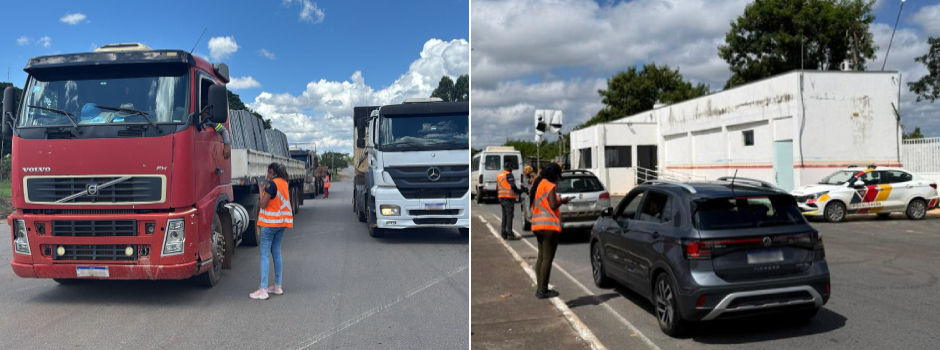 DER-MG realiza  levantamento de pavimento nas rodovias estaduais e pesquisas de tráfego 