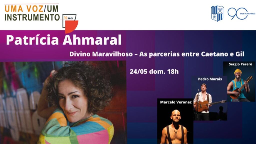 Concorra a ingressos para o show UMA VOZ, UM INSTRUMENTO  PATRÍCIA AHMARAL