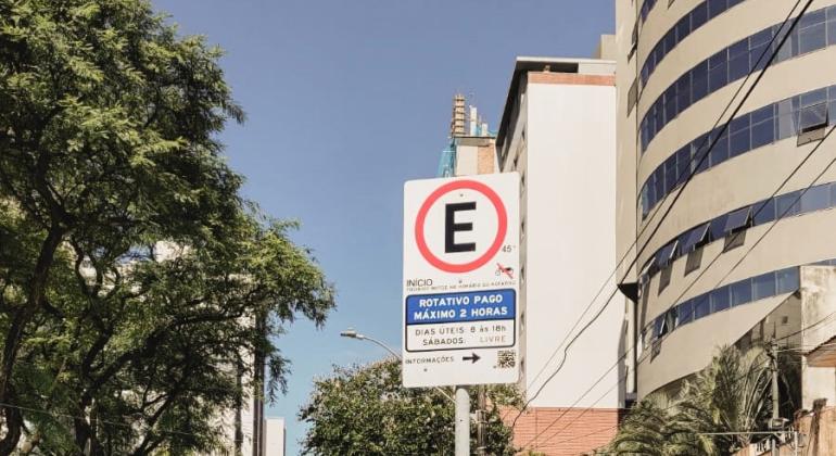 BH: valor do estacionamento rotativo terá reajuste de 13% a partir da próxima semana