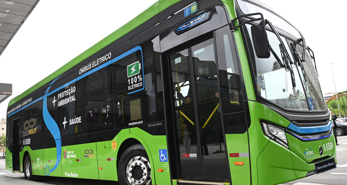 Transporte coletivo de BH terá reforço de 100 ônibus elétricos