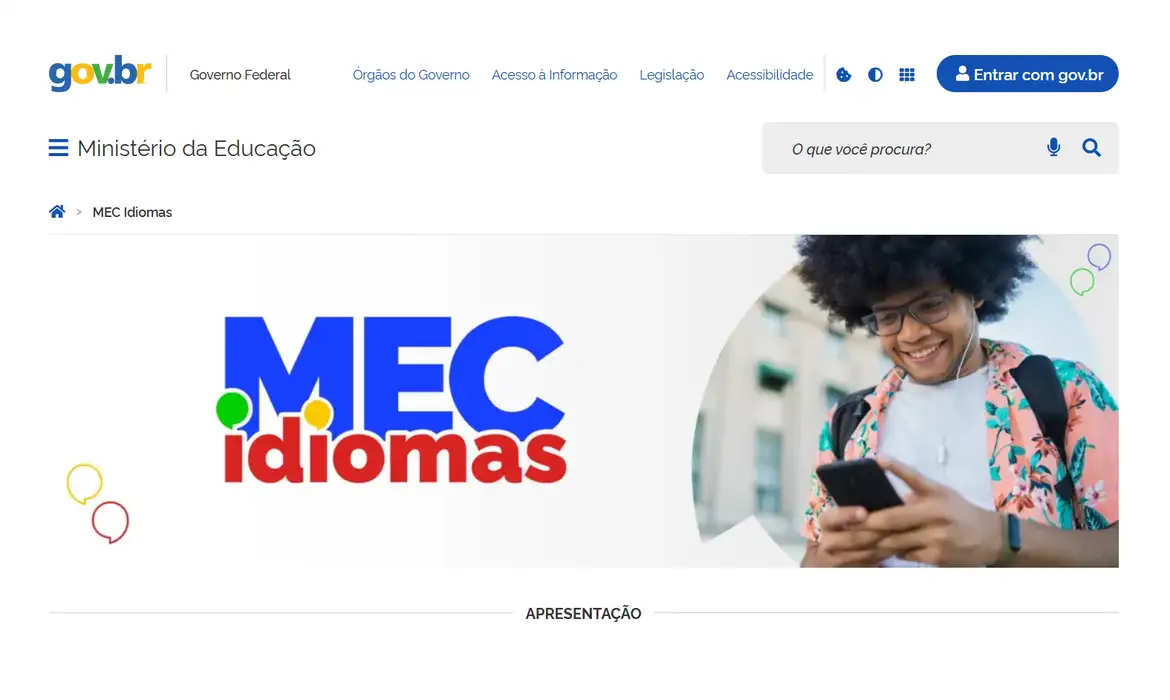 MEC Idiomas: nova plataforma oferta inglês e espanhol gratuitamente