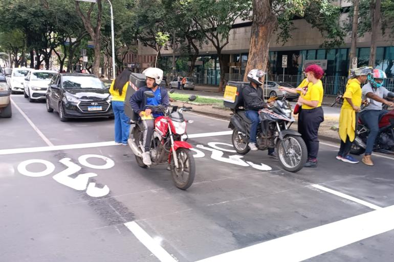 Dia Nacional do Motociclista: ação educativa acontece nesta segunda-feira (27) na Av. Afonso Pena, em BH