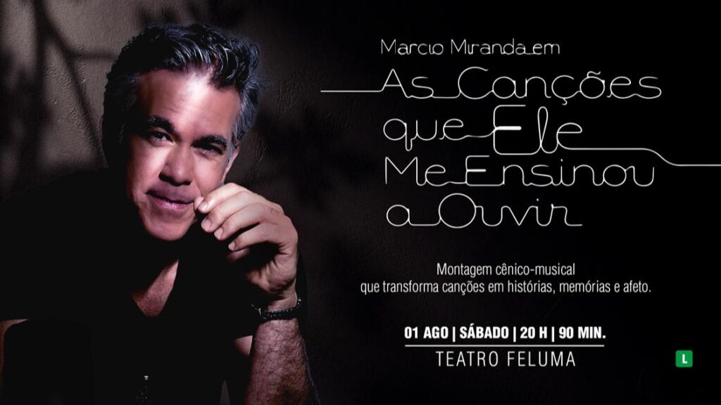 Concorra a ingressos para “As Canções Que Ele Me Ensinou a Ouvir”, de Márcio Miranda
