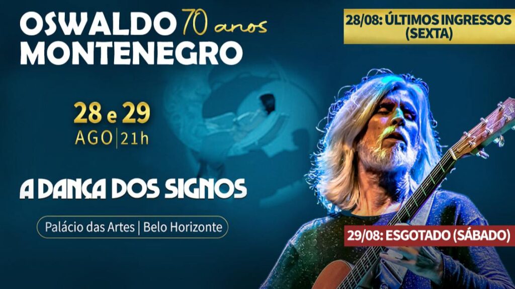 Concorra a ingressos para o show de Oswaldo Montenegro em Belo Horizonte
