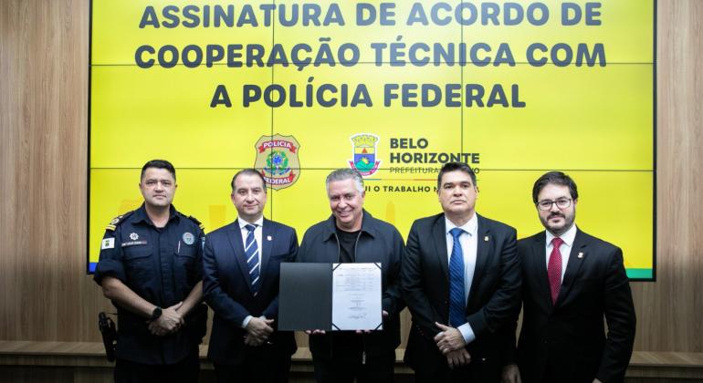 PBH e Polícia Federal firmam parceria para integrar sistema de reconhecimento facial