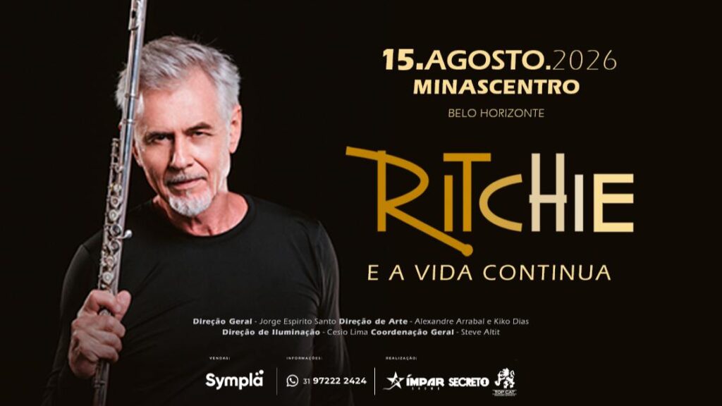 Concorra a ingressos para o show de Ritchie em Belo Horizonte