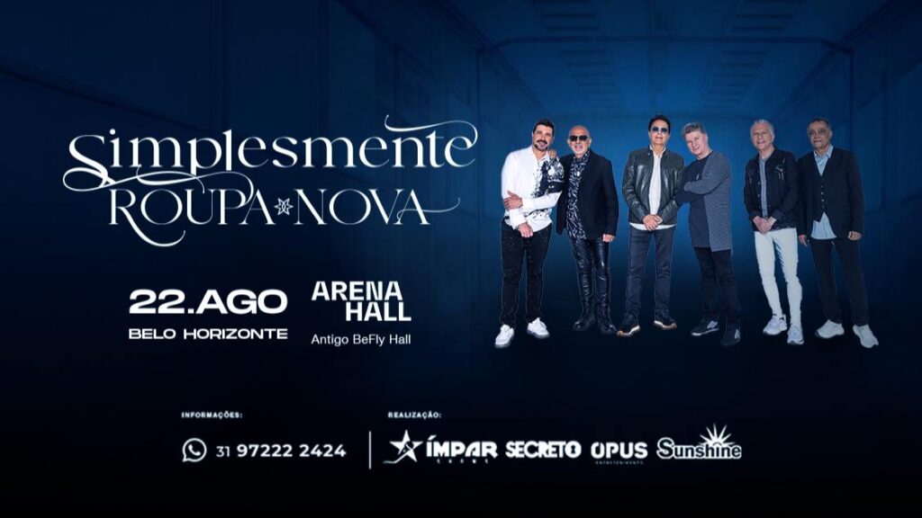 Concorra a ingressos para o show do Roupa Nova em Belo Horizonte