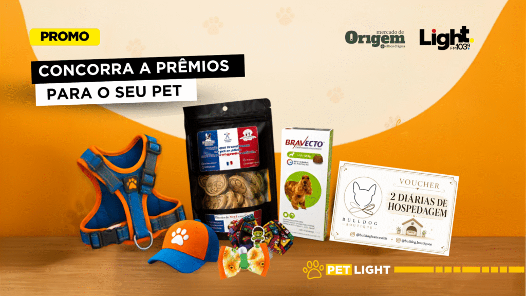 Concorra a prêmios para o seu pet!