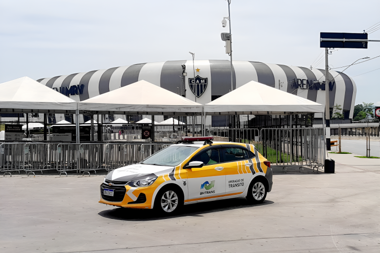 BHTrans realiza operação especial para Atlético x Bragantino, na Arena MRV