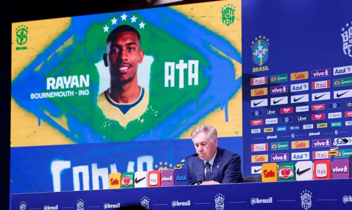 Ancelotti anuncia 26 convocados para amistosos da seleção brasileira
